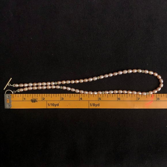 Genuine pink pearl necklace - Picture 6 of 6